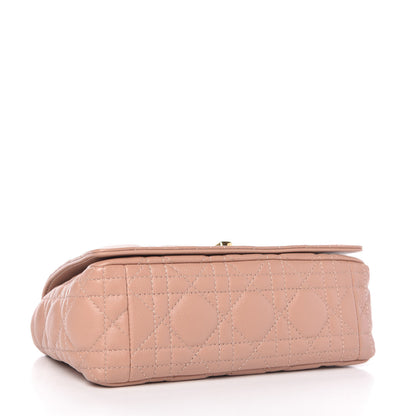 Christian Dior Calfskin Cannage Small Caro Bag Rose De Vents 4 of 10