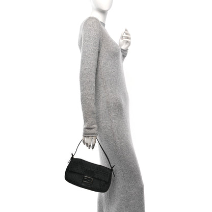 Fendi Zucchino Baguette Black 2 of 9