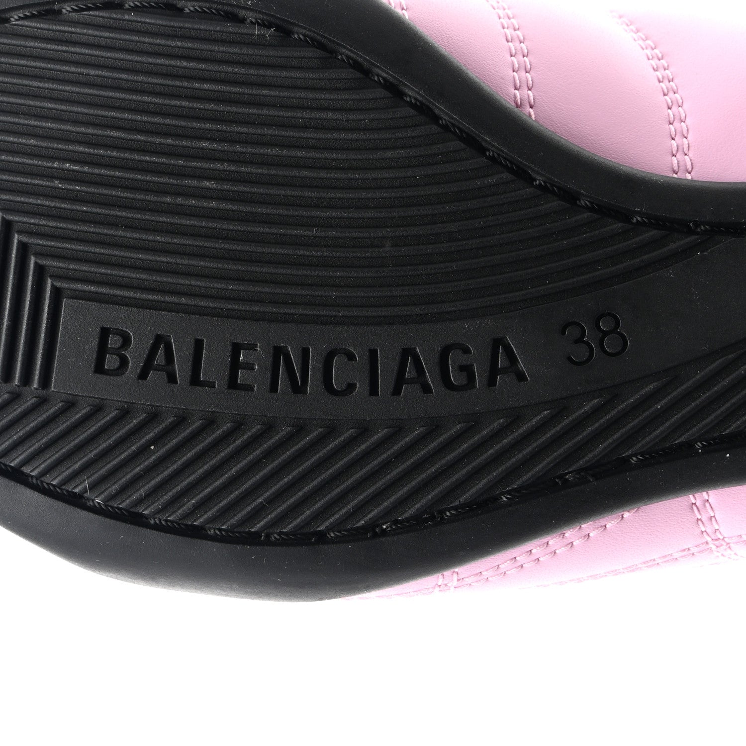 Balenciaga Polyurethane Womens Zen Sneakers 38 Pink Black 6 of 9