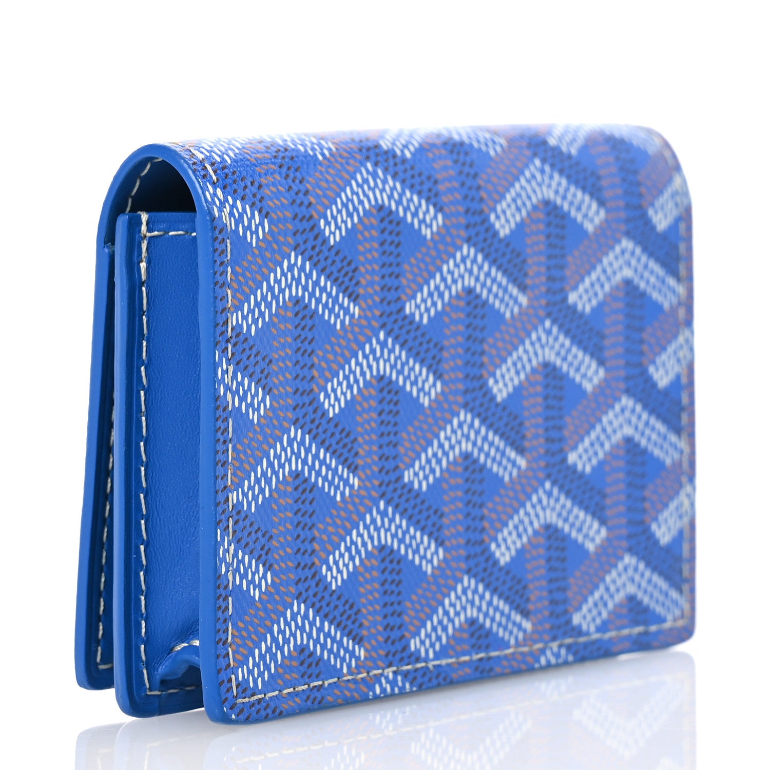 Goyard Goyardine Business Card Holder Sky Blue 3 of 6