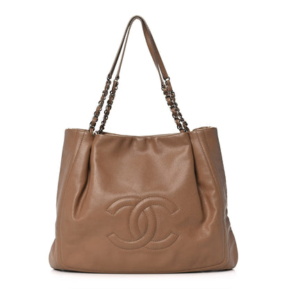 Chanel Caviar CC Tote Beige 1 of 14