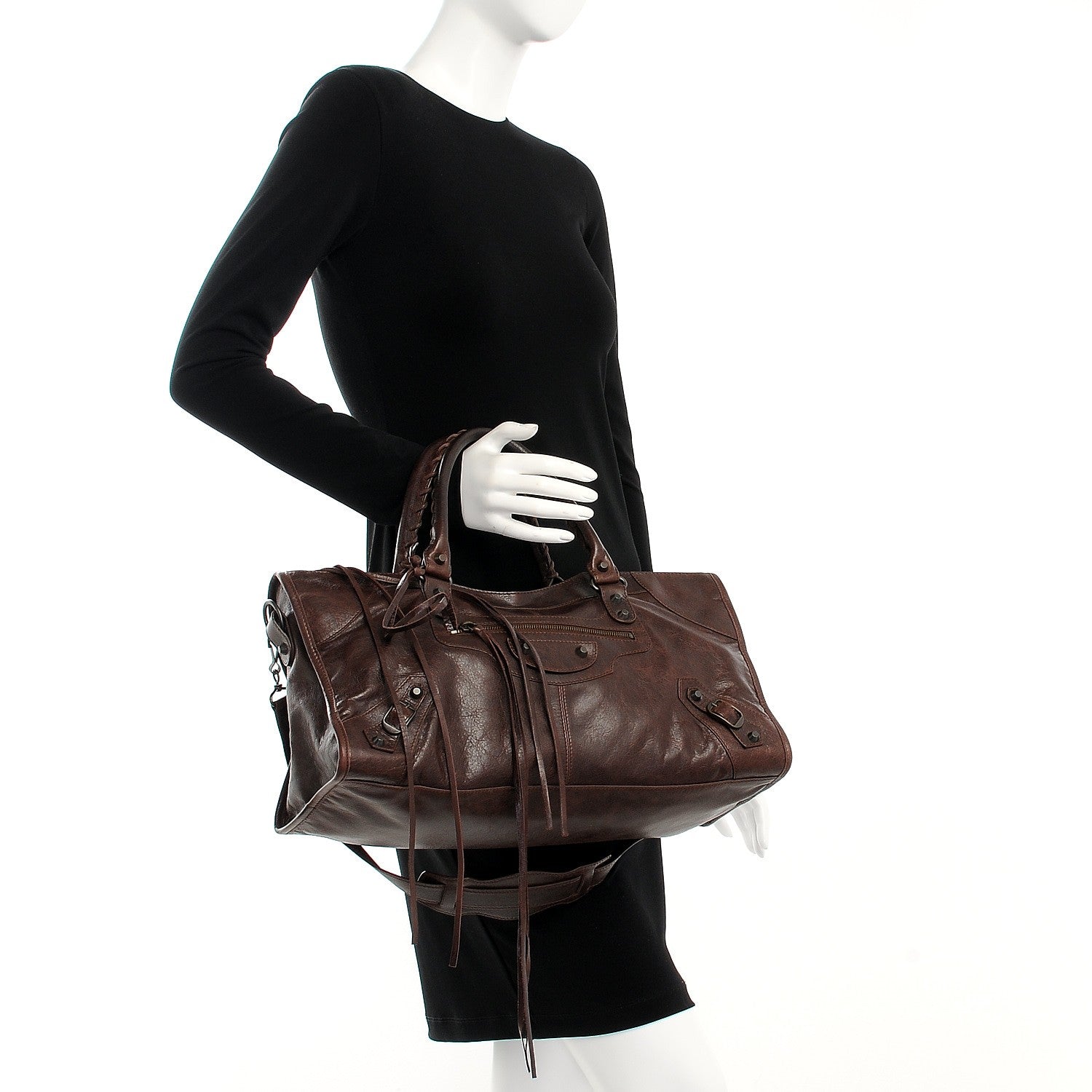 Balenciaga Agneau Classic Hardware Part Time Cigare Fonce 3 of 8