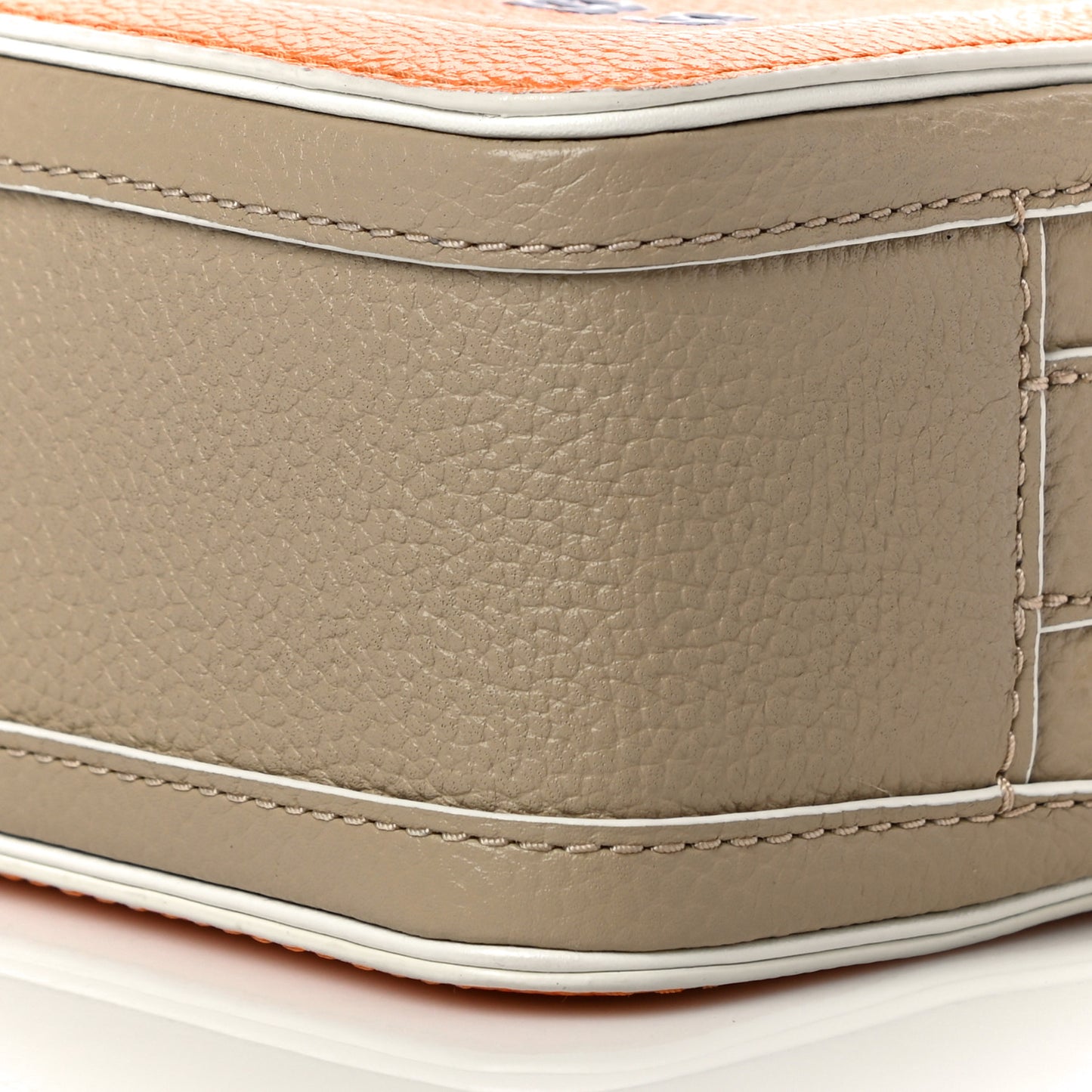 Calfskin The Box 20 Crossbody Orange