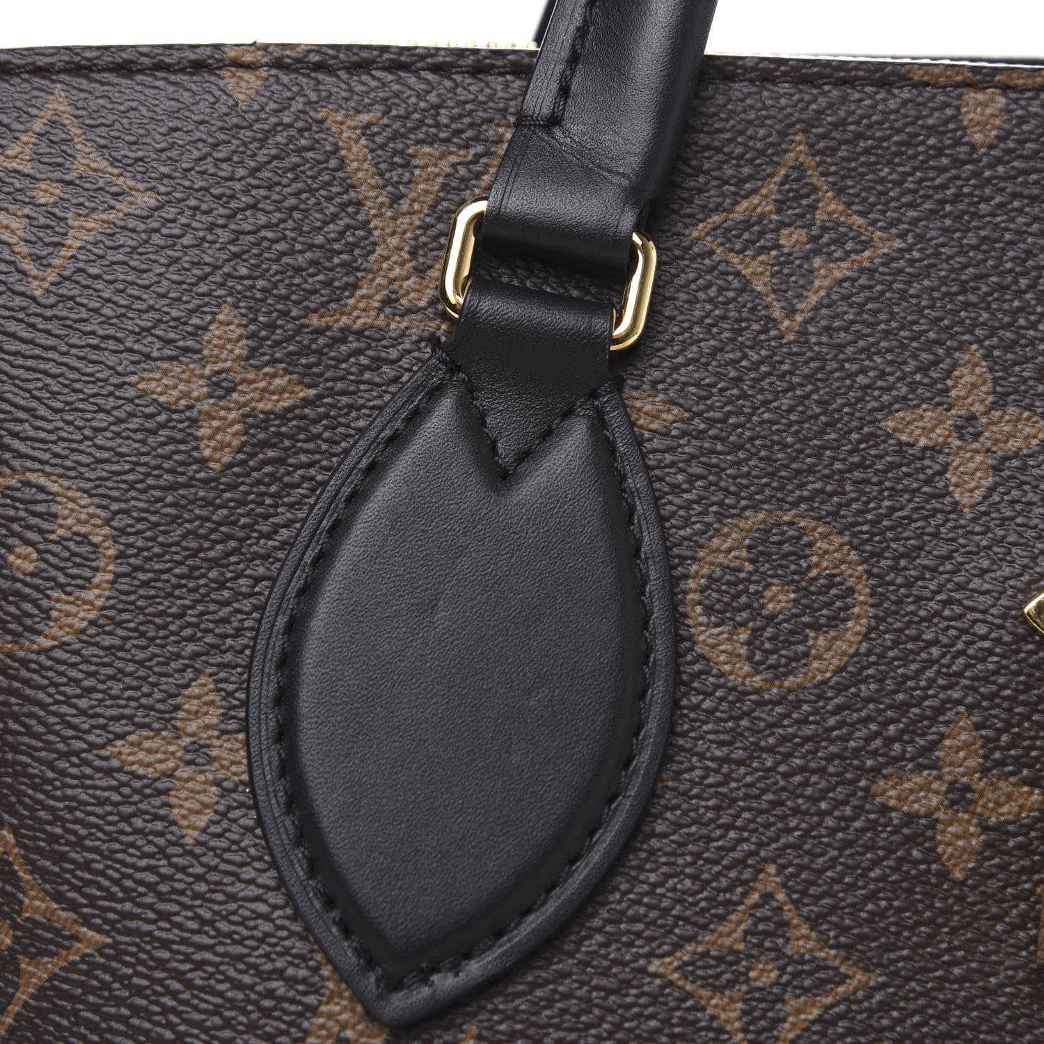 Louis Vuitton Monogram Flower Zipped Tote MM Black 10 of 10