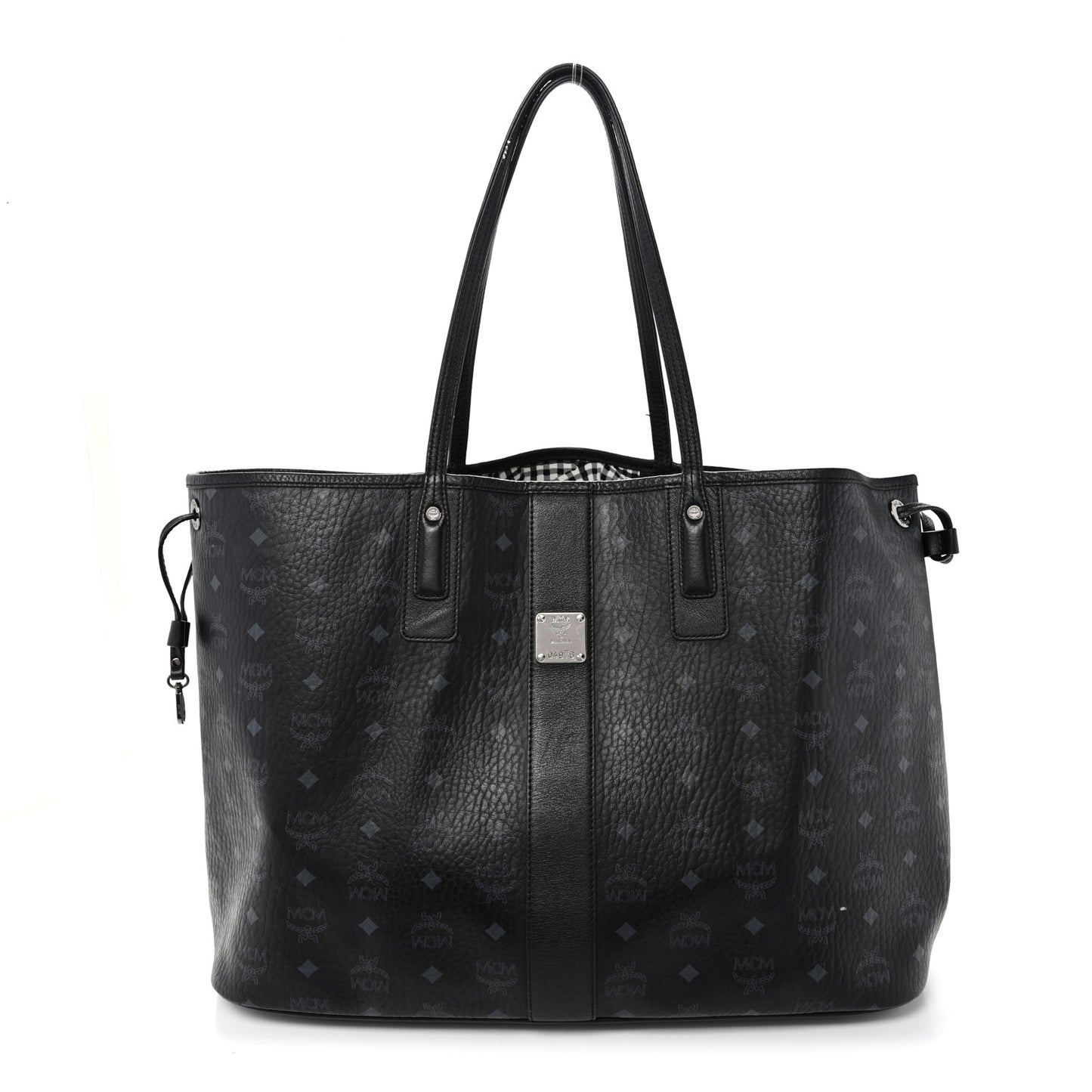Visetos Large Liz Reversible Shopper Tote Black