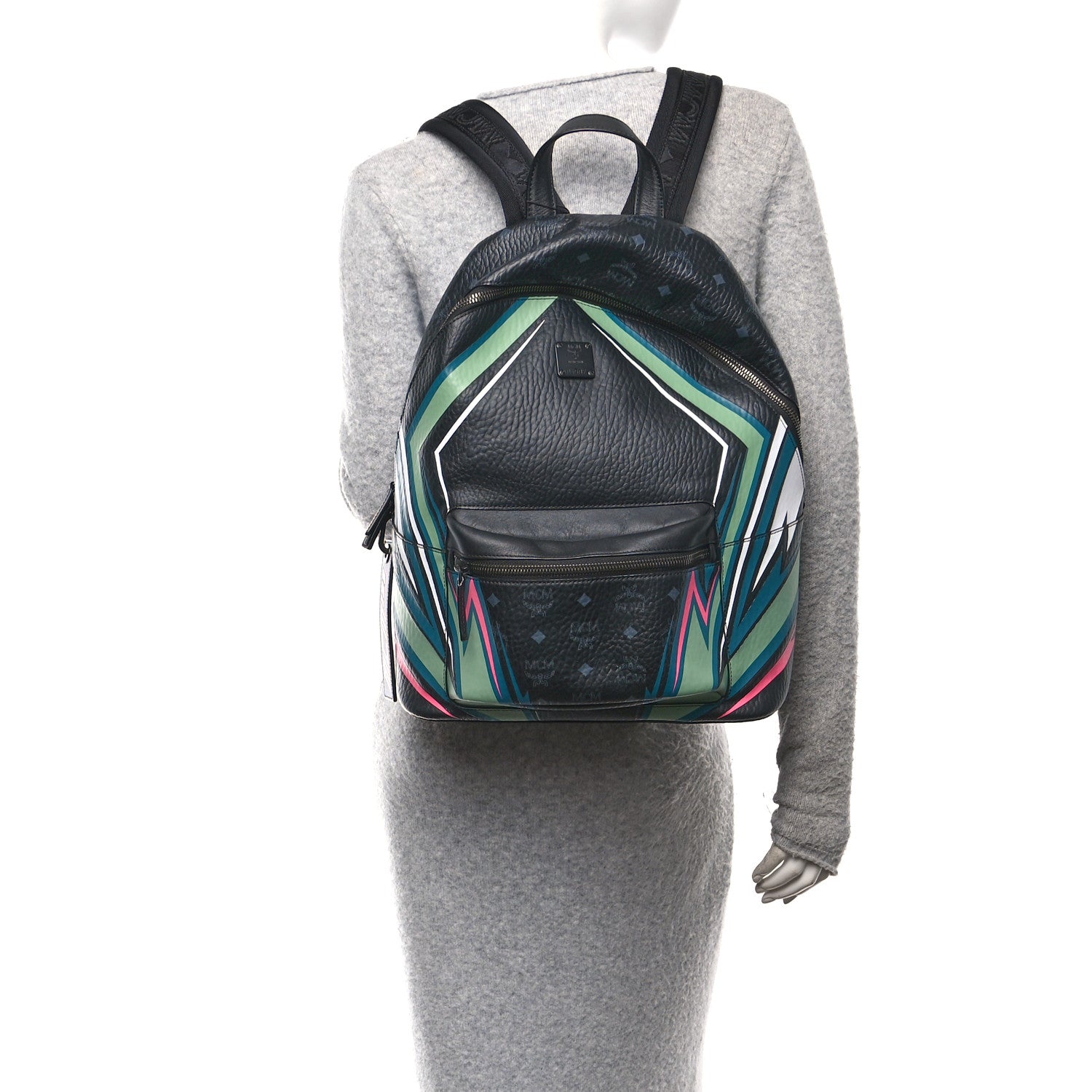 MCM MCMotor Visetos Medium Stark Backpack Black 2 of 10