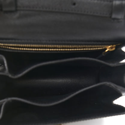 Celine Box Calfskin Small Classic Box Flap Bag Black 5 of 12