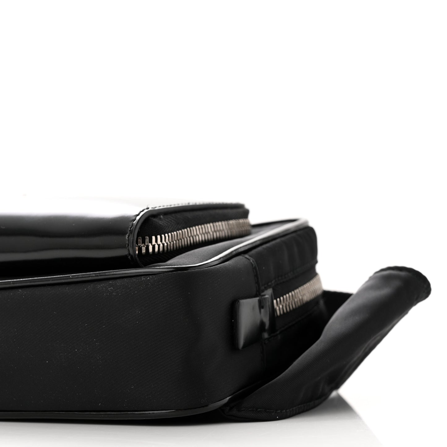 Re-Nylon Spazzolato Belt Bag Black
