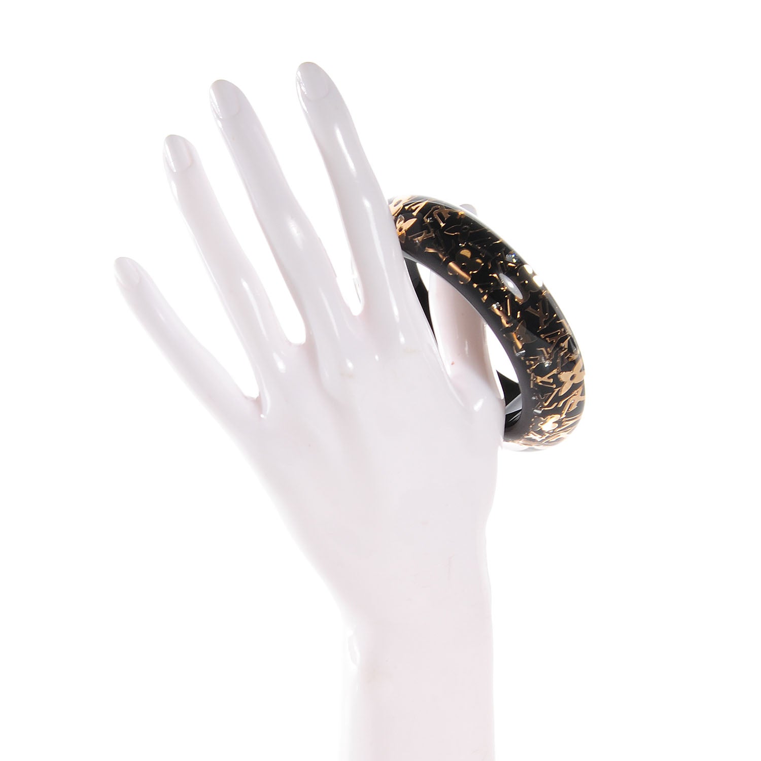 Louis Vuitton Inclusion Bracelet GM Medium Black 2 of 5