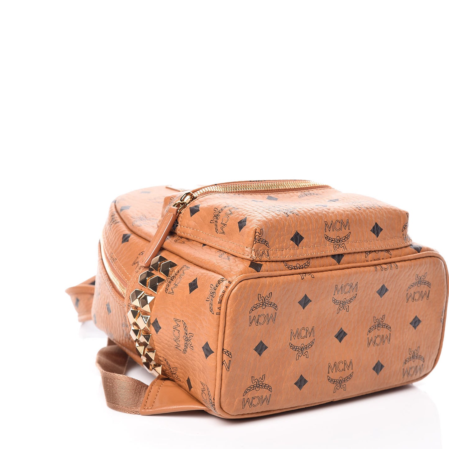 Visetos Side Stud Mini Stark Backpack Cognac