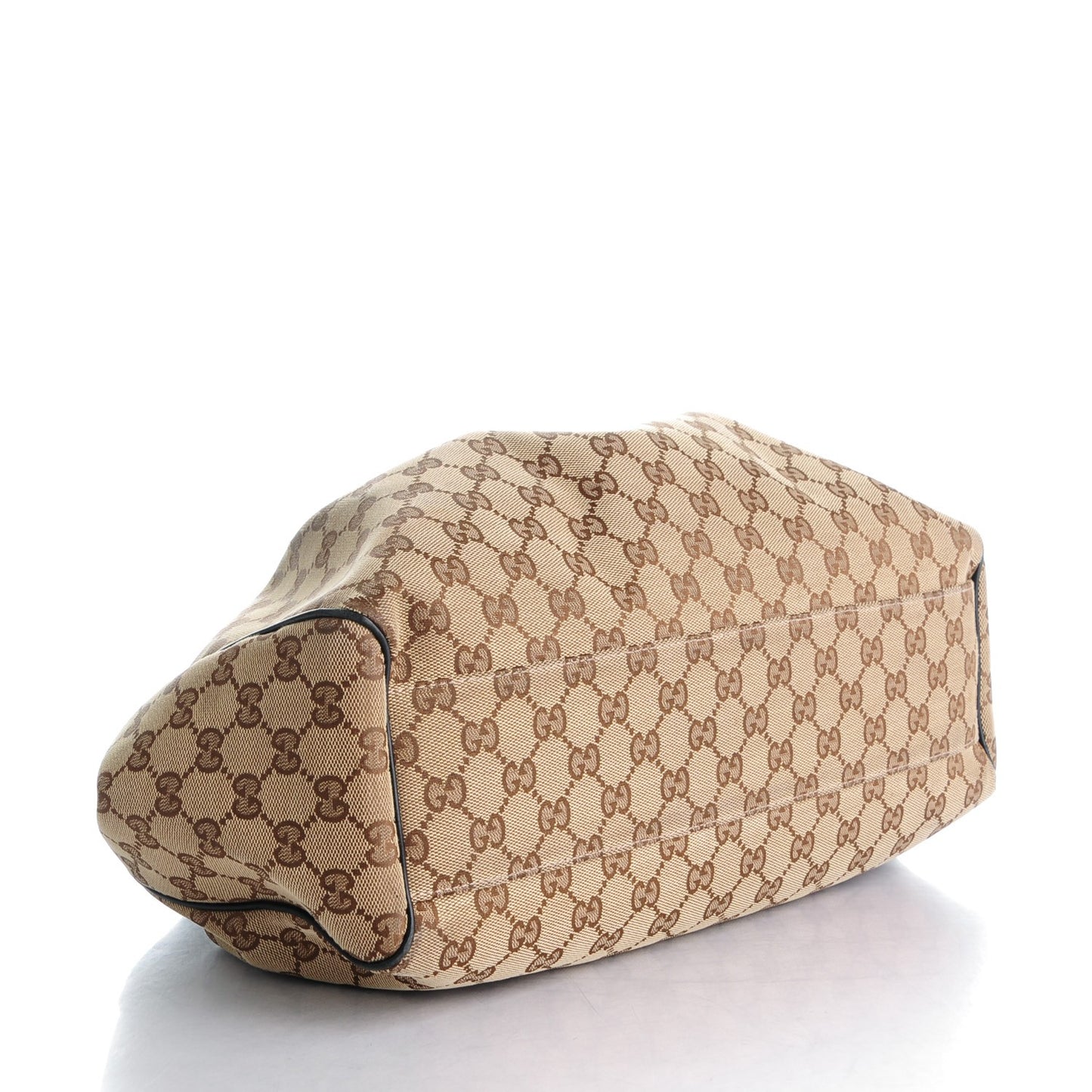 Monogram Medium Sukey Tote Beige Ebony Black
