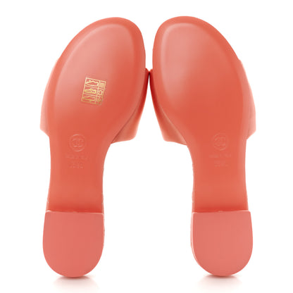 Chanel Satin Mule Sandals 36.5 Pink 11 of 18