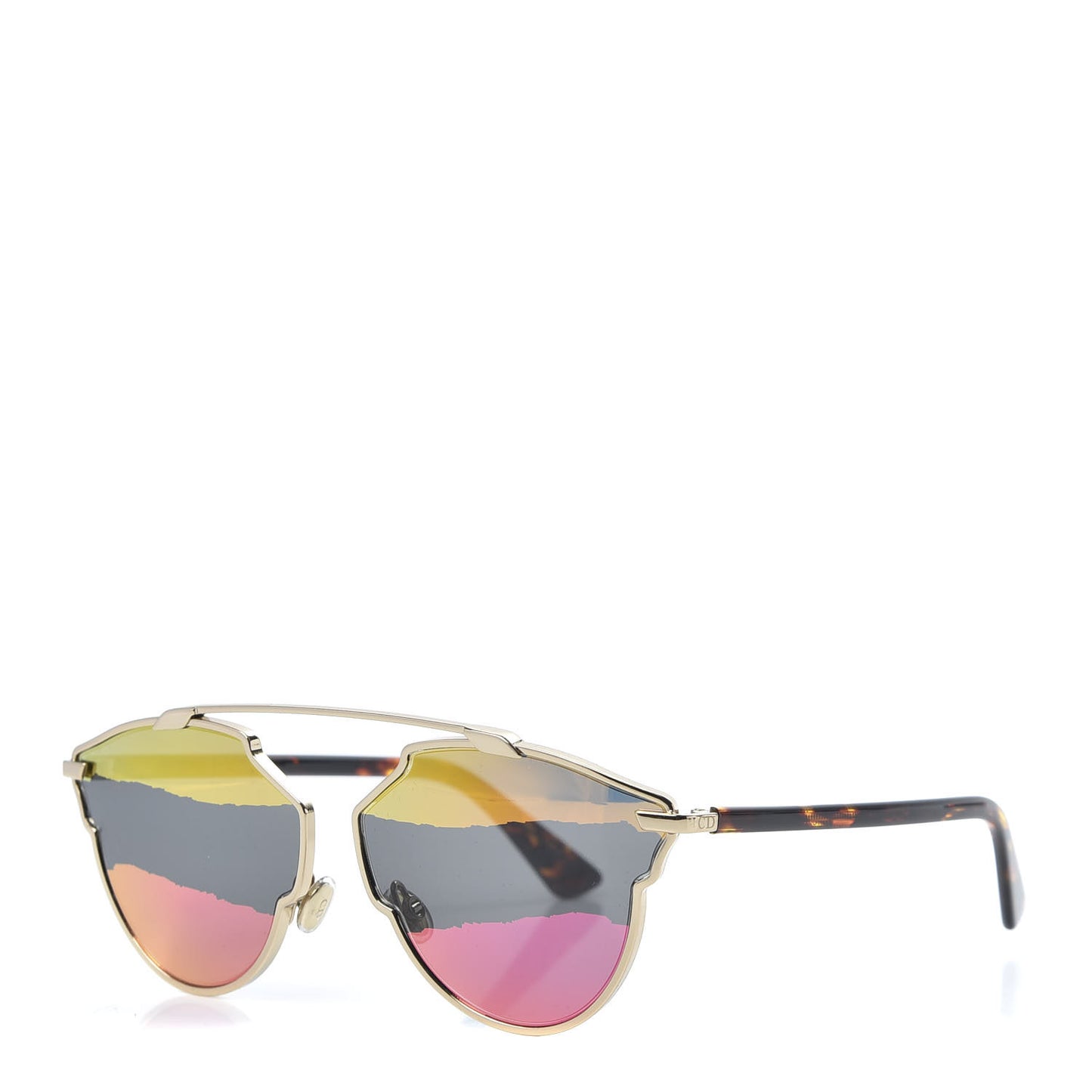 Acetate Metal So Real A Sunglasses Yellow Multicolor