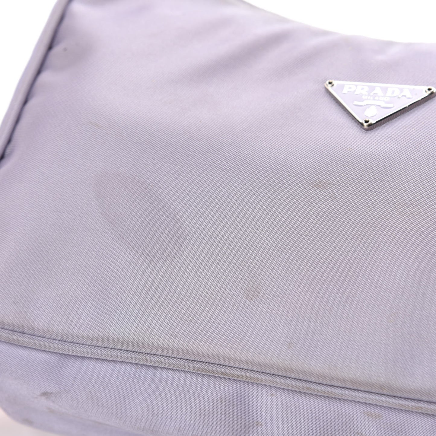 Tessuto Nylon Sport Shoulder Bag Light Purple