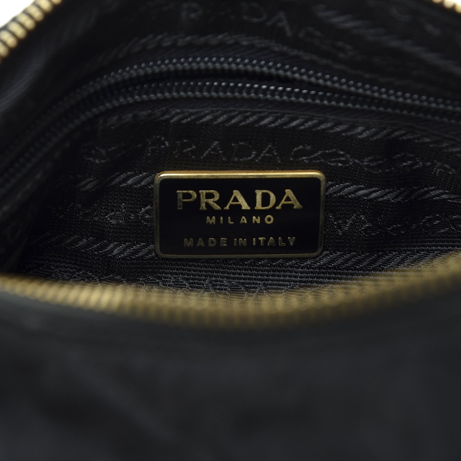 Prada Nylon Tessuto Impuntu Quilted Crossbody Bag Black 7 of 9