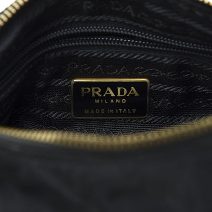 Prada Nylon Tessuto Impuntu Quilted Crossbody Bag Black 7 of 9