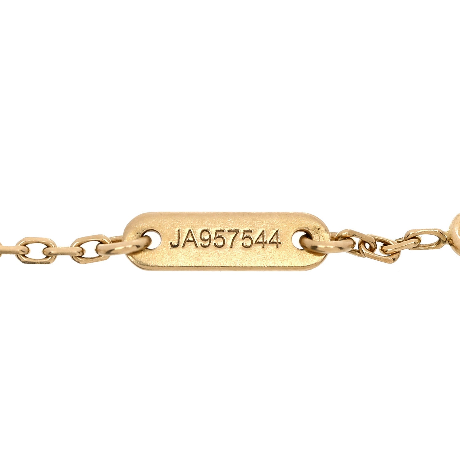 Van Cleef & Arpels 18K Yellow Gold Mother of Pearl Sweet Alhambra Bracelet 5 of 7