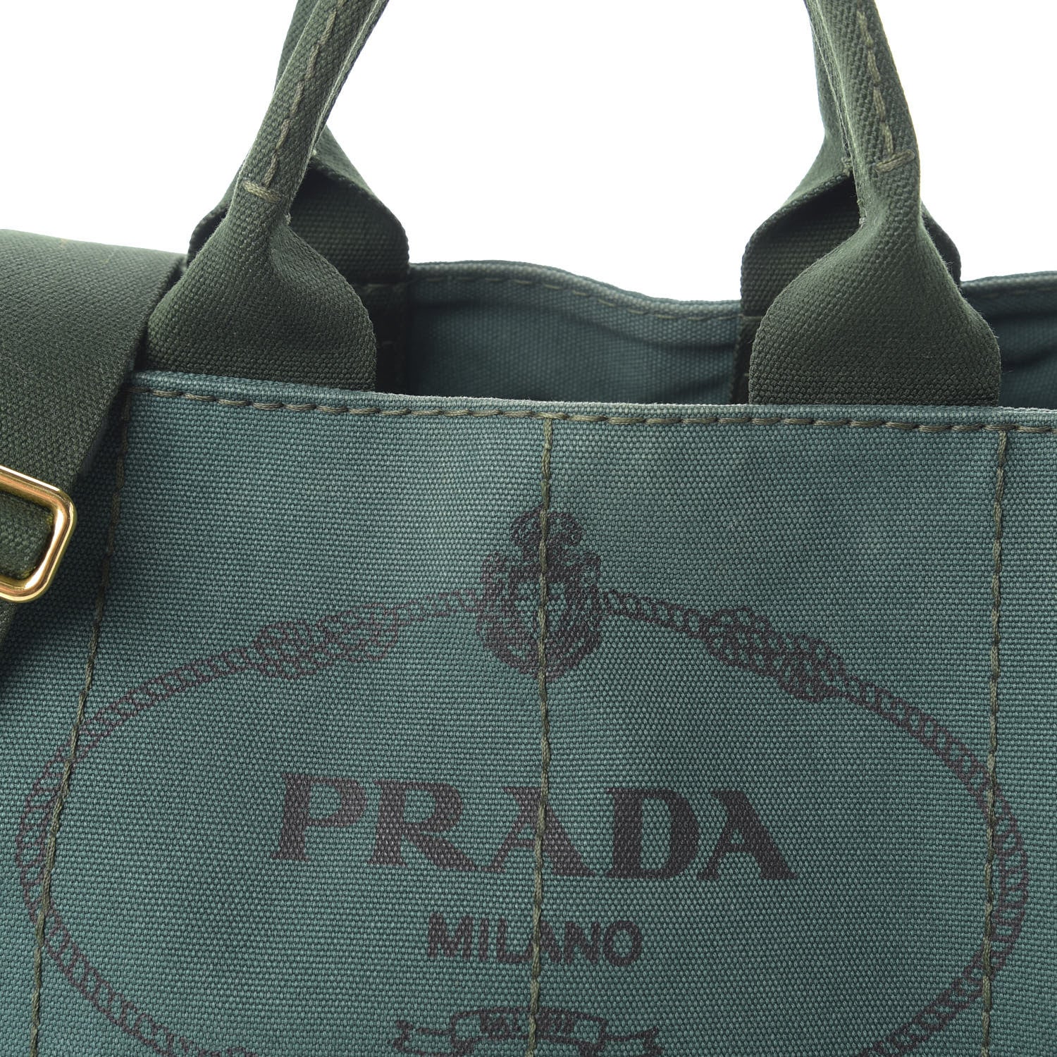 Prada Canapa Logo Tote Oleandro 9 of 9