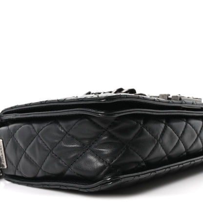 Chanel Calfskin Enchained New Medium Boy Flap Black 9 of 10