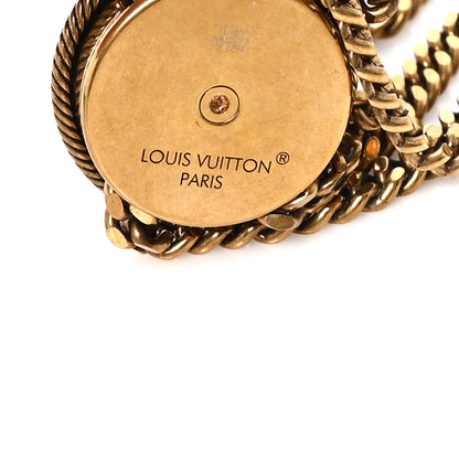 Louis Vuitton Metal LV Bolo Tie Gold 4 of 5