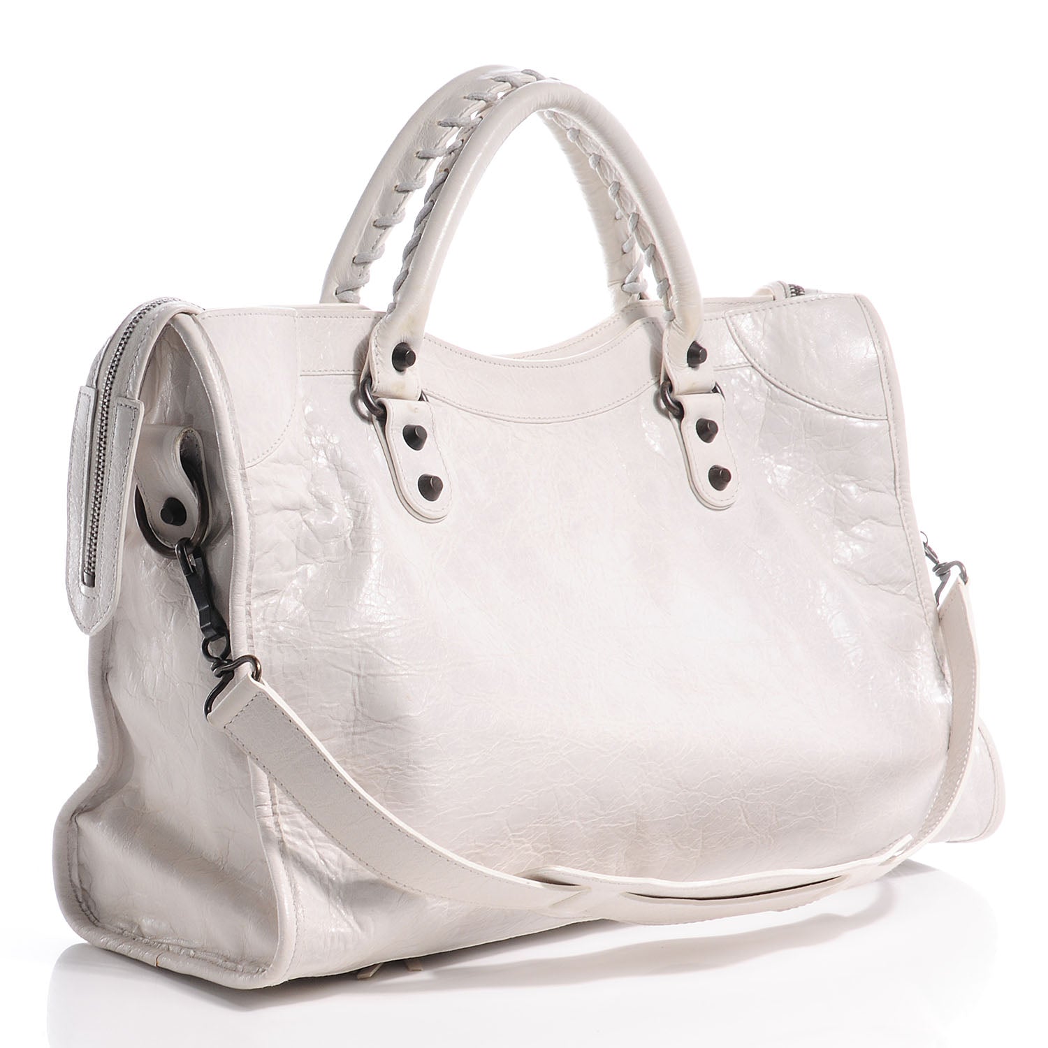 Balenciaga Agneau City White 3 of 9