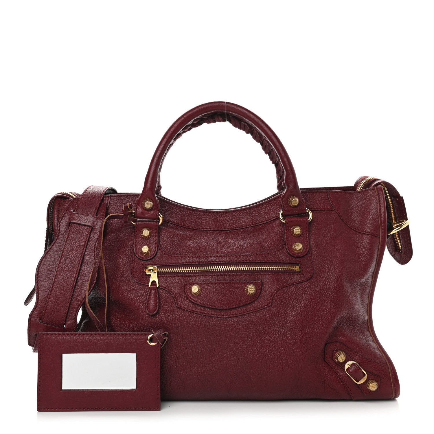 Balenciaga Chevre Hamilton Giant 12 Gold Hardware City Bordeaux 1 of 11