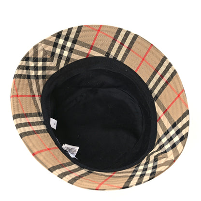 Burberry Technical Cotton Vintage Check Bucket Hat M Archive Beige 5 of 9