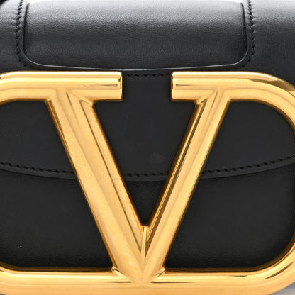 Valentino Garavani Calfskin Small Supervee Crossbody Bag Black 7 of 10