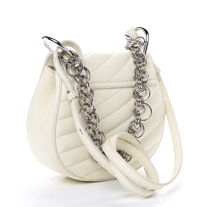 Chloe Calfskin Quilted Mini Drew Bijou Shoulder Bag Natural White 2 of 8