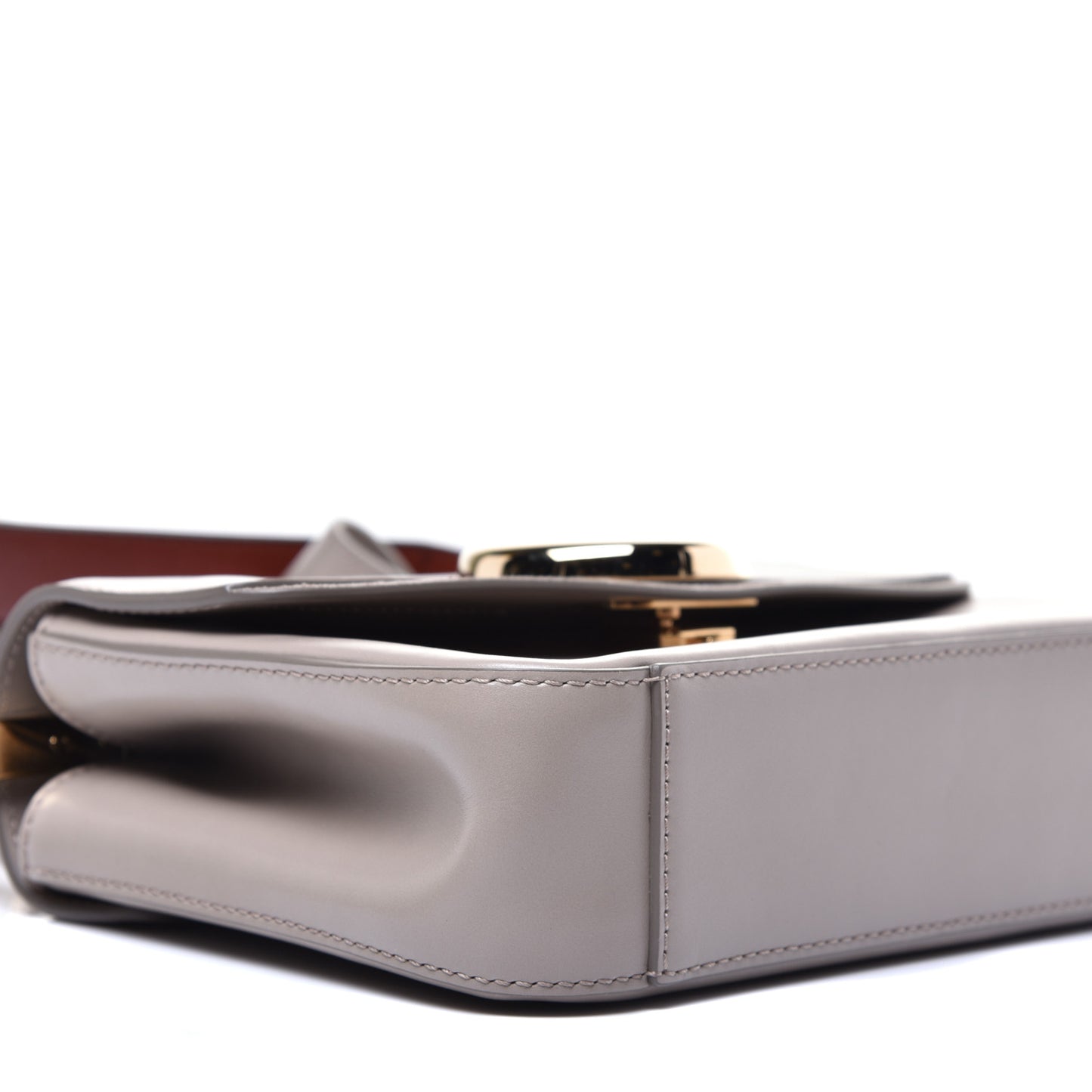 Calfskin Small C Double Carry Motty Grey