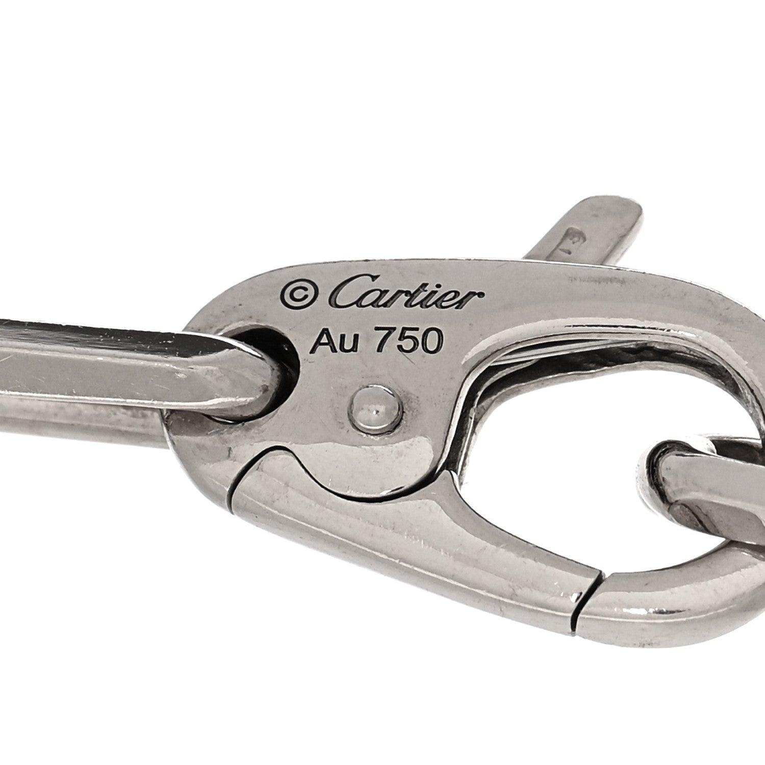 Cartier 18K White Gold Santos de Cartier Bracelet 3 of 4