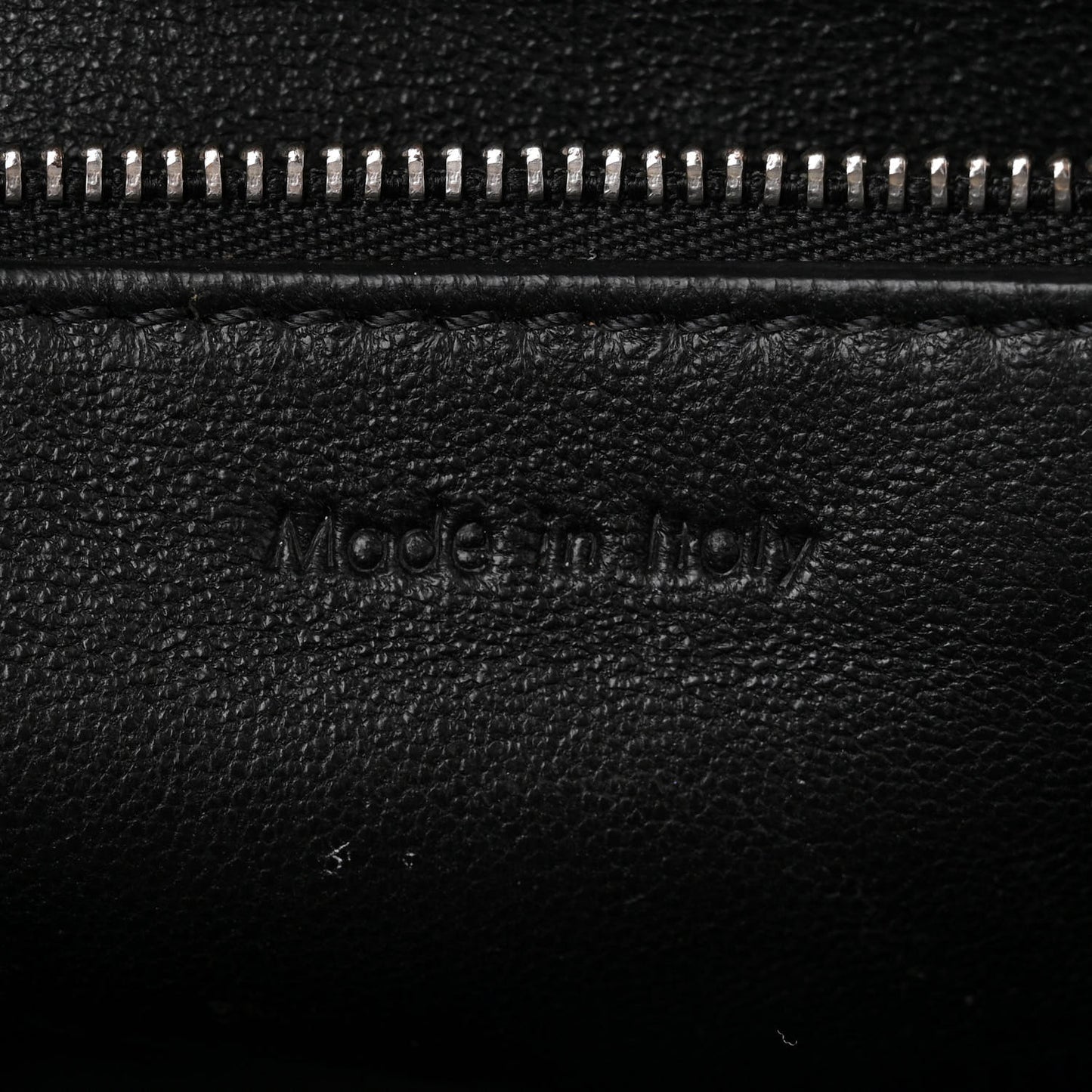 Pony Hair Medium Edge Shoulder Bag Vermillion