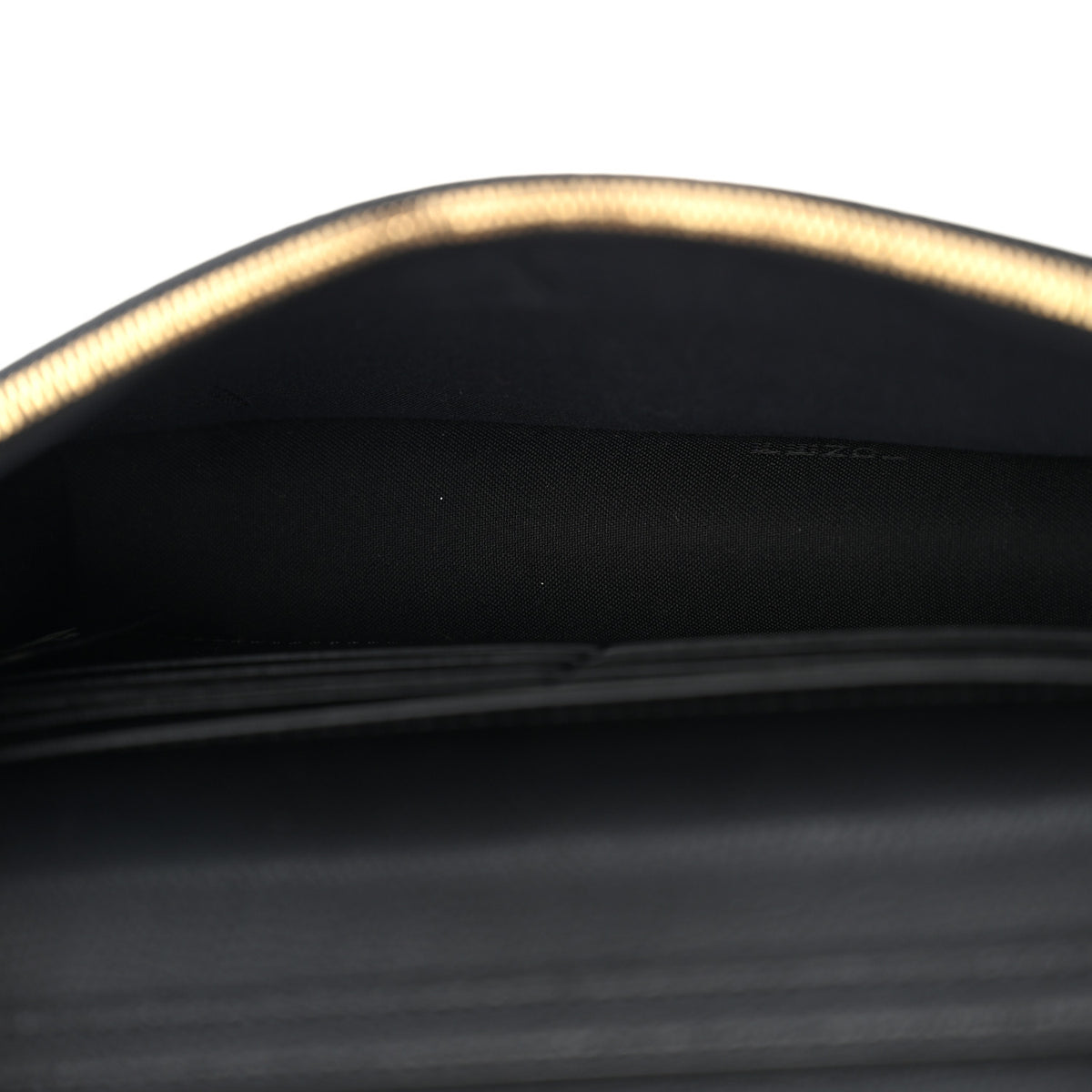 Vitello Cruise F is Fendi Bi-Color FF 1974 Embossed Medium Envelope Wallet On Chain Black Maya