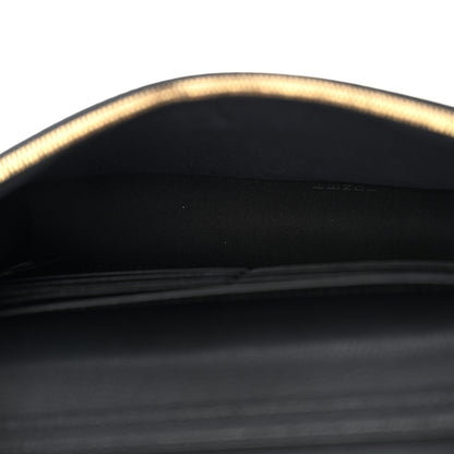 Fendi Vitello Cruise F is Fendi Bi-Color FF 1974 Embossed Medium Envelope Wallet On Chain Black Maya 5 of 10