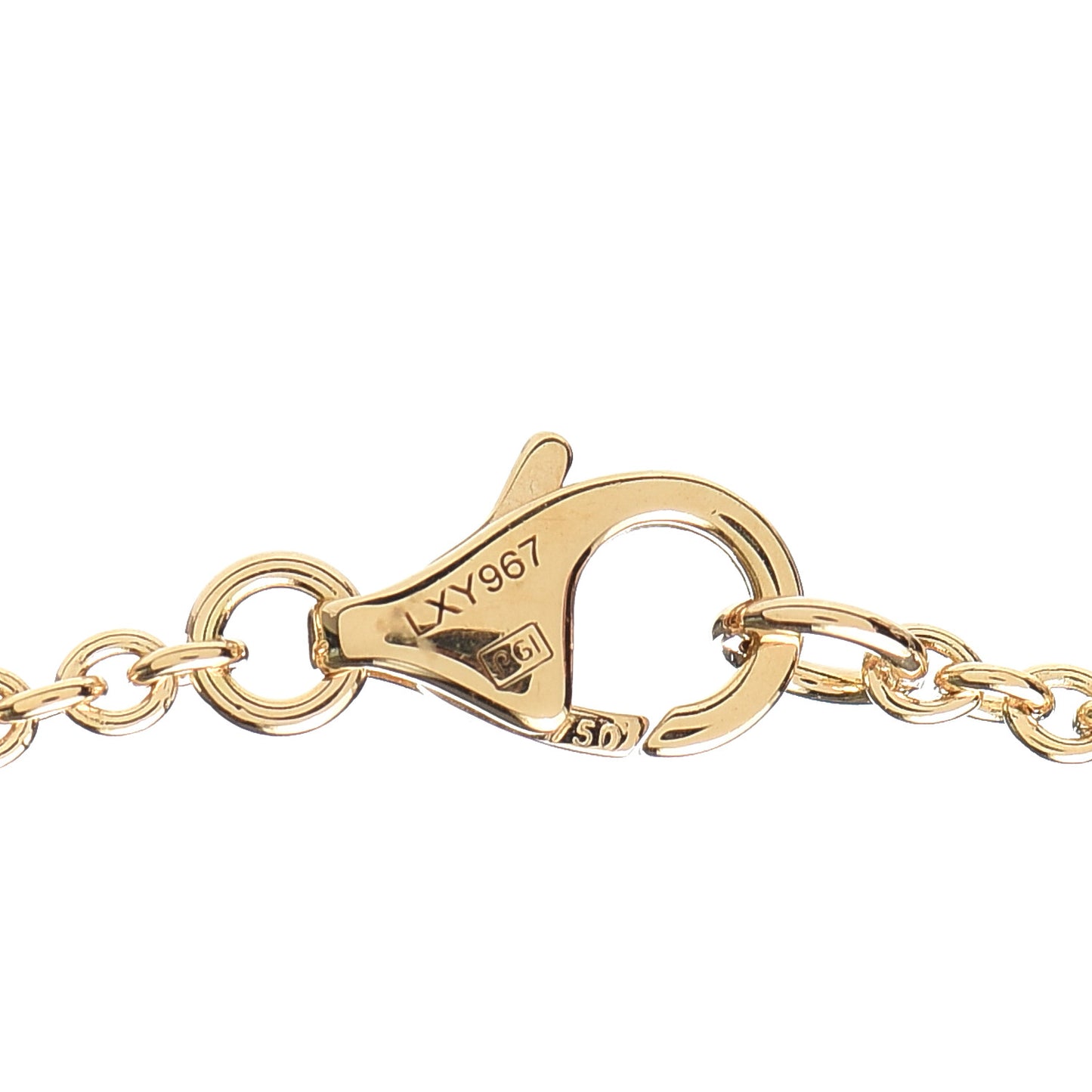 18K Yellow Gold Interlocking LOVE Necklace