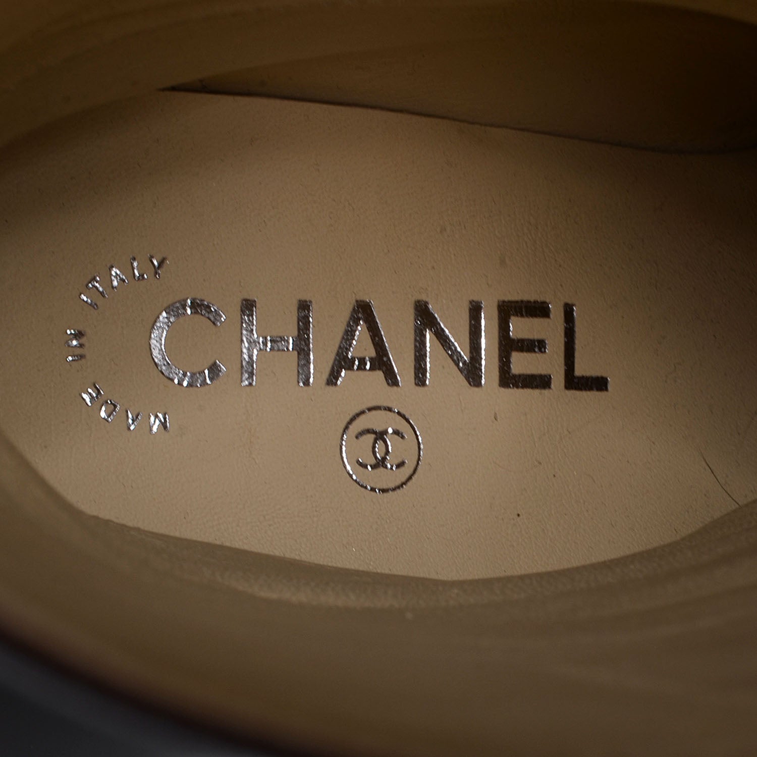 Chanel Leather CC Quilted Knee High Riding Boots 36 Dark Brown 8 of 8
