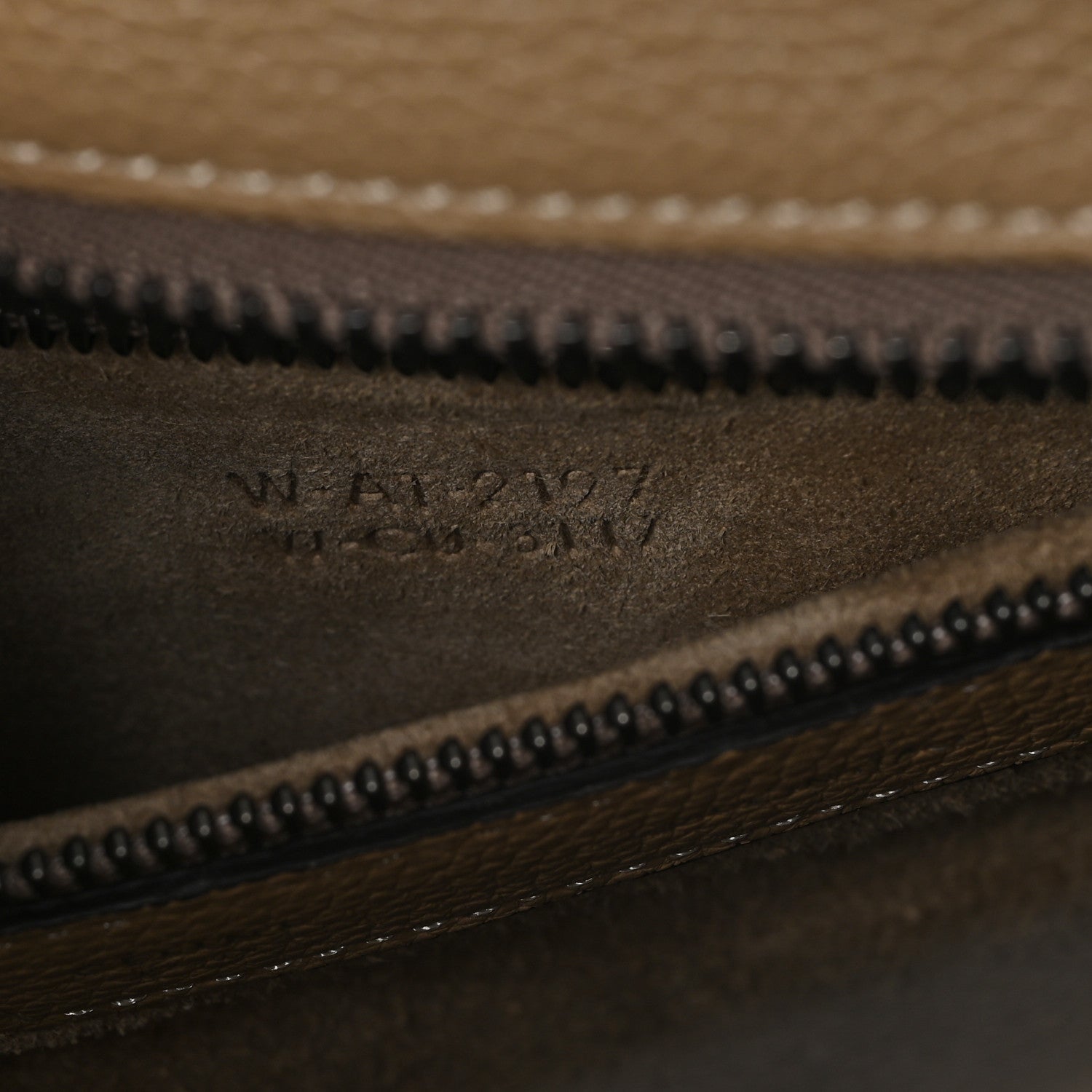 Celine Drummed Calfskin Micro Luggage Dune 7 of 10