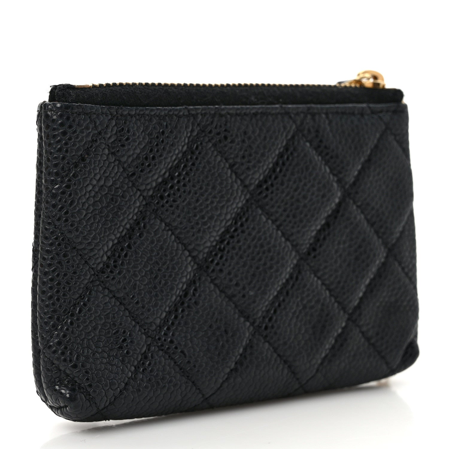 Chanel Caviar Quilted Key Holder Case Black 3 of 7