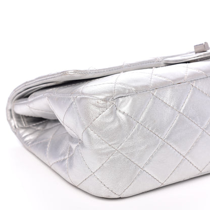 Chanel Metallic Lambskin Quilted 2.55 Reissue 227 Flap Silver 8 of 17