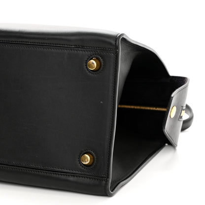 Celine Smooth Calfskin Small Ring Bag Black 8 of 11
