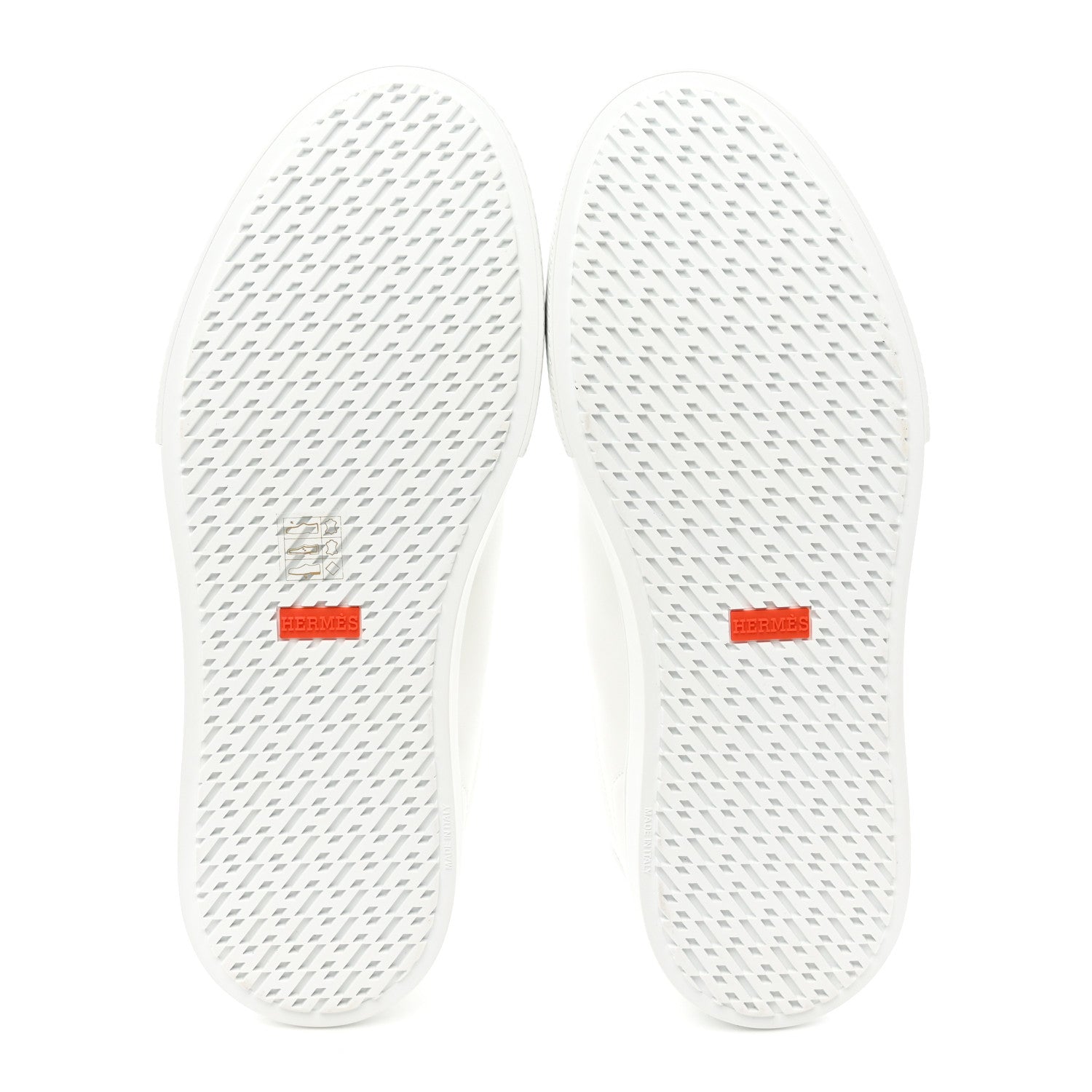 Hermes Calfskin Mens Day Sneakers 42.5 White 5 of 14