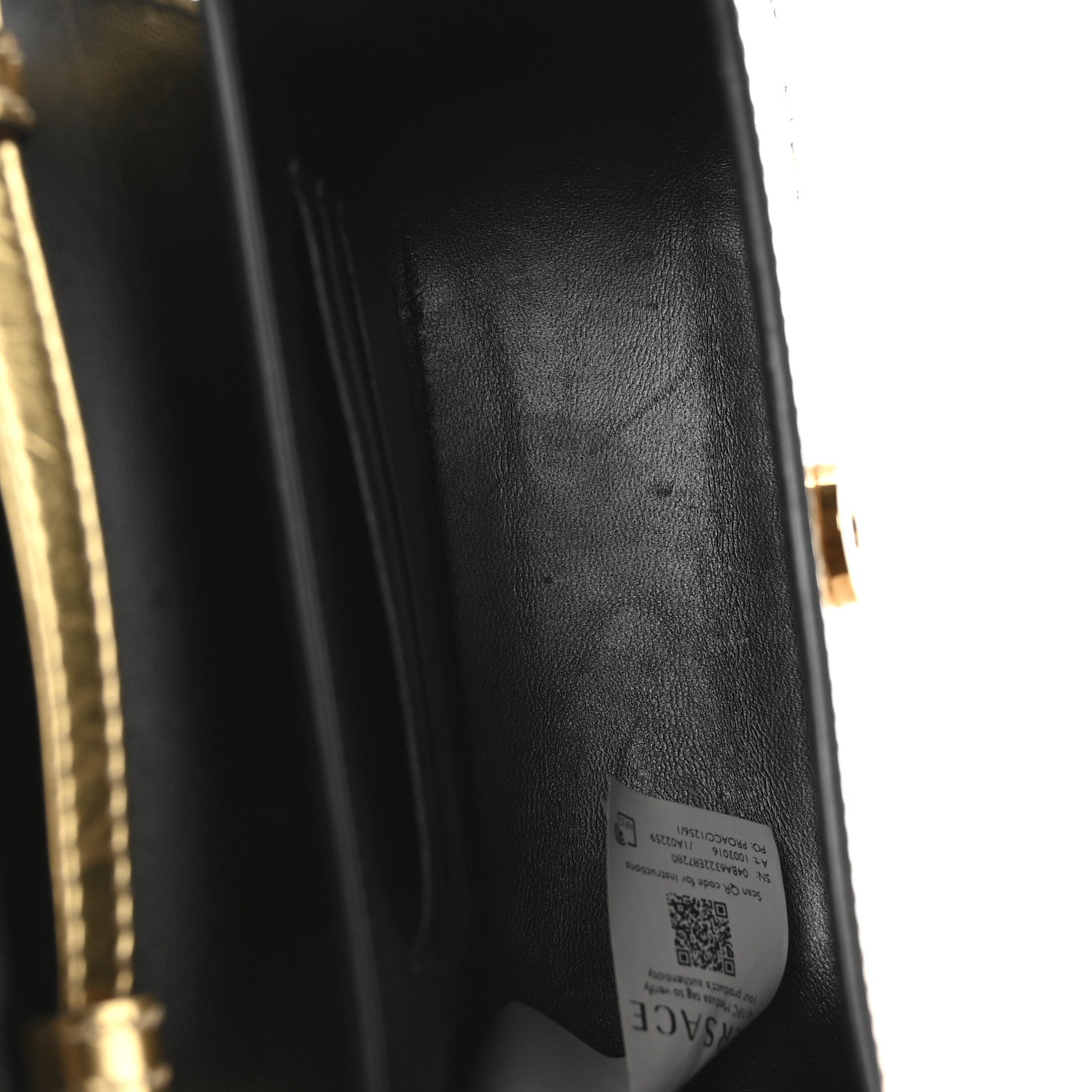 Versace Metallic Calfskin Mini La Medusa Bag Gold 5 of 10