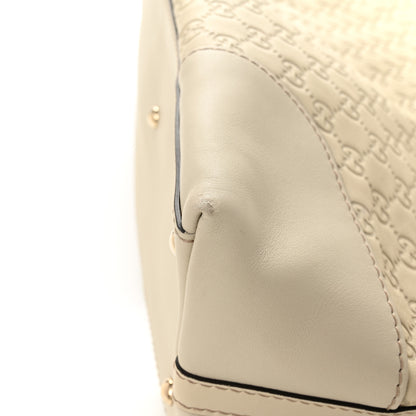 Gucci Guccissima Medium Lovely Heart Hobo Off White 13 of 14