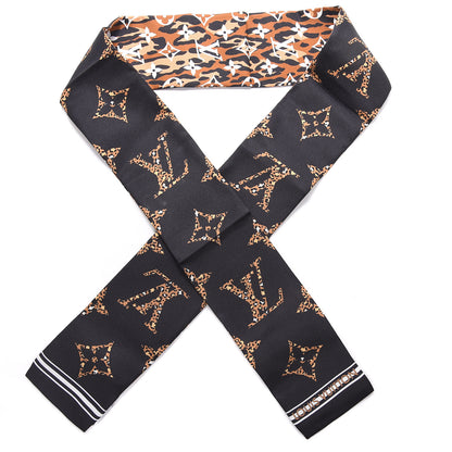 Louis Vuitton Silk Monogram Giant Jungle Bandeau Black 1 of 5