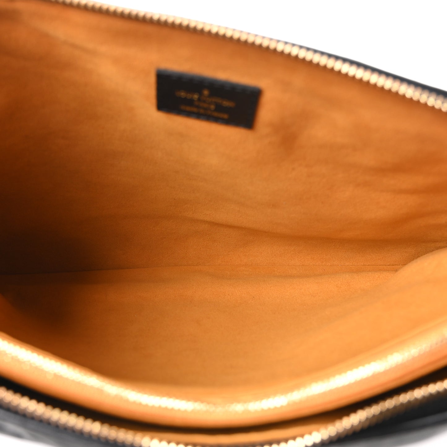 Lambskin Embossed Monogram Coussin MM Black Black