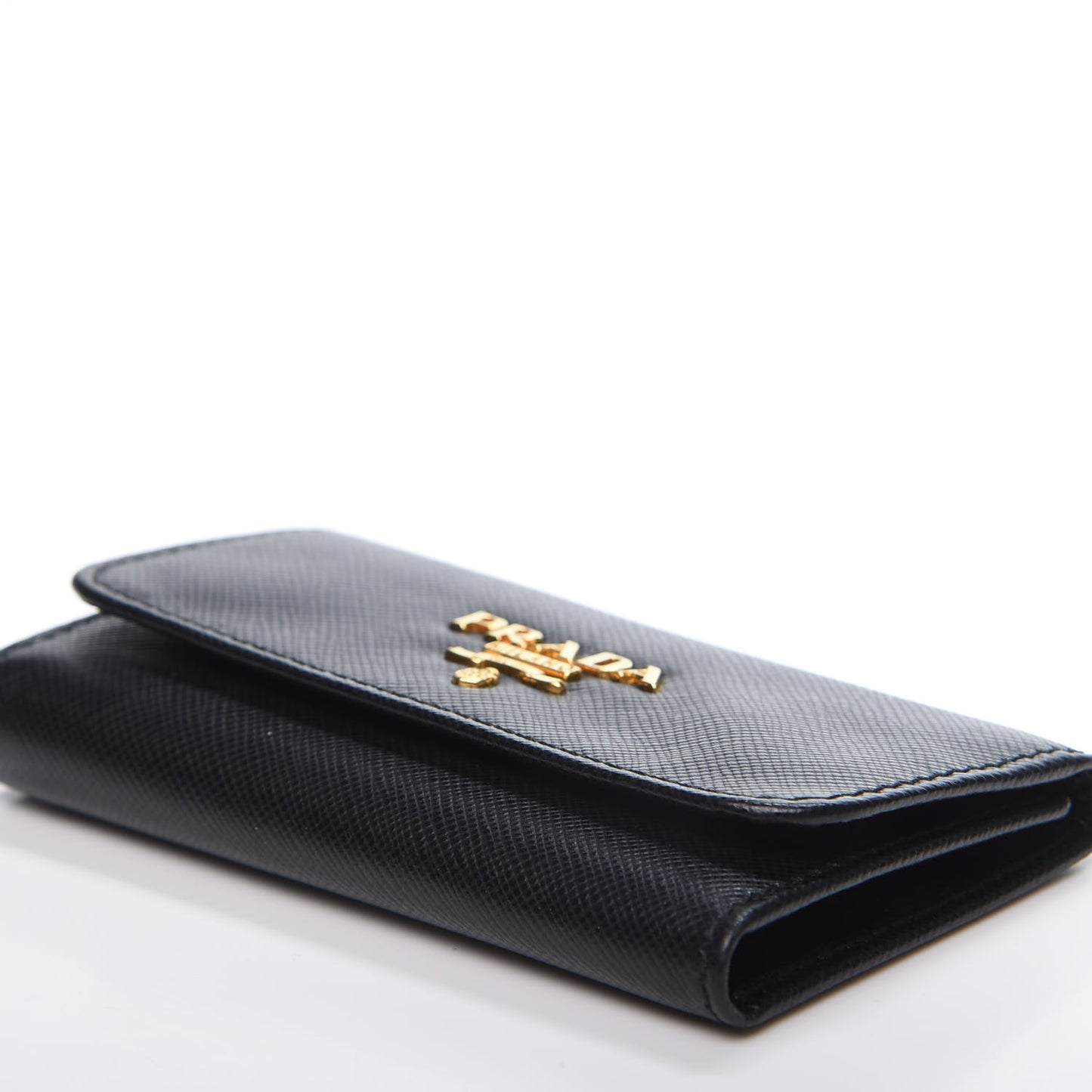 Saffiano Metal 6 Key Holder Black