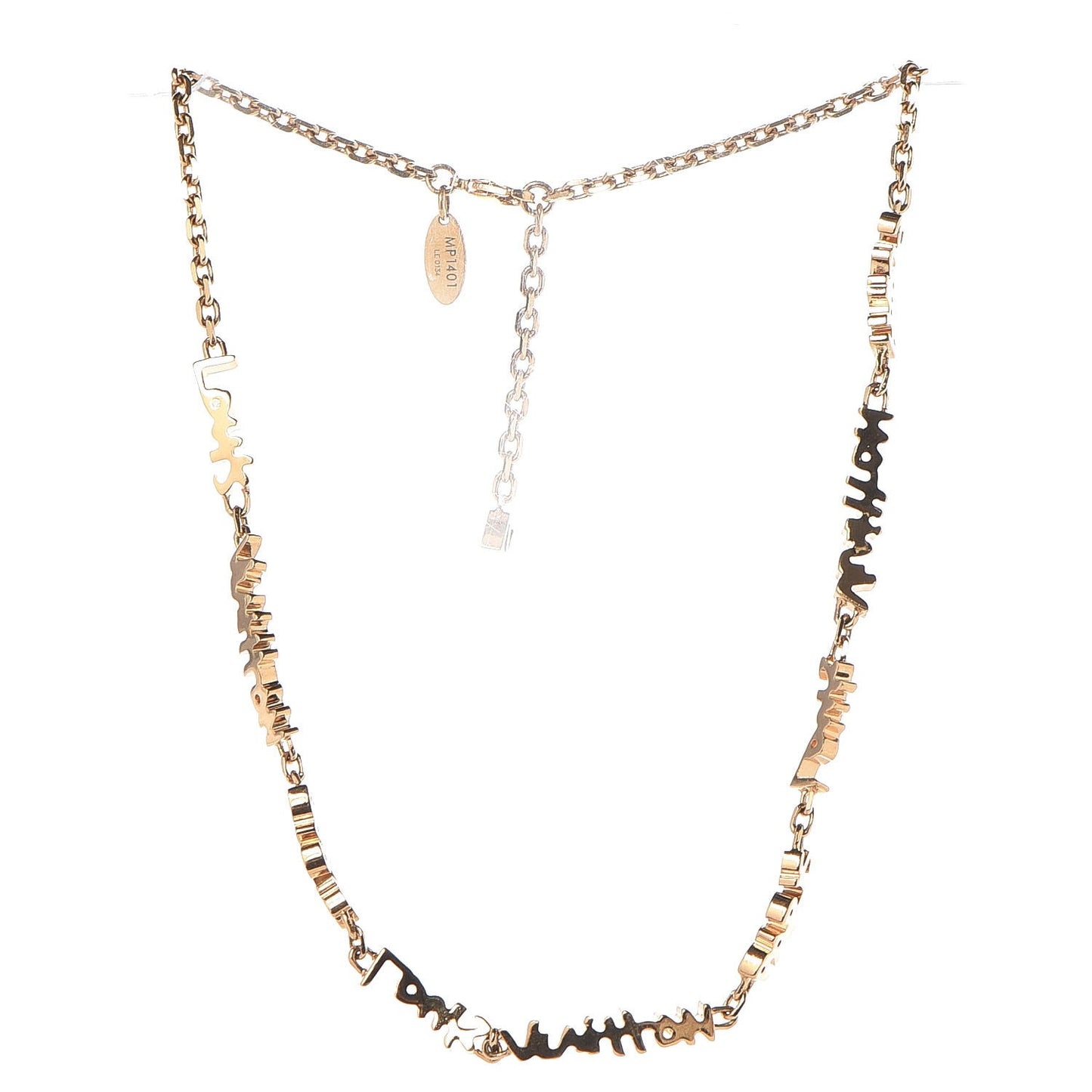Graffiti PM Necklace Gold
