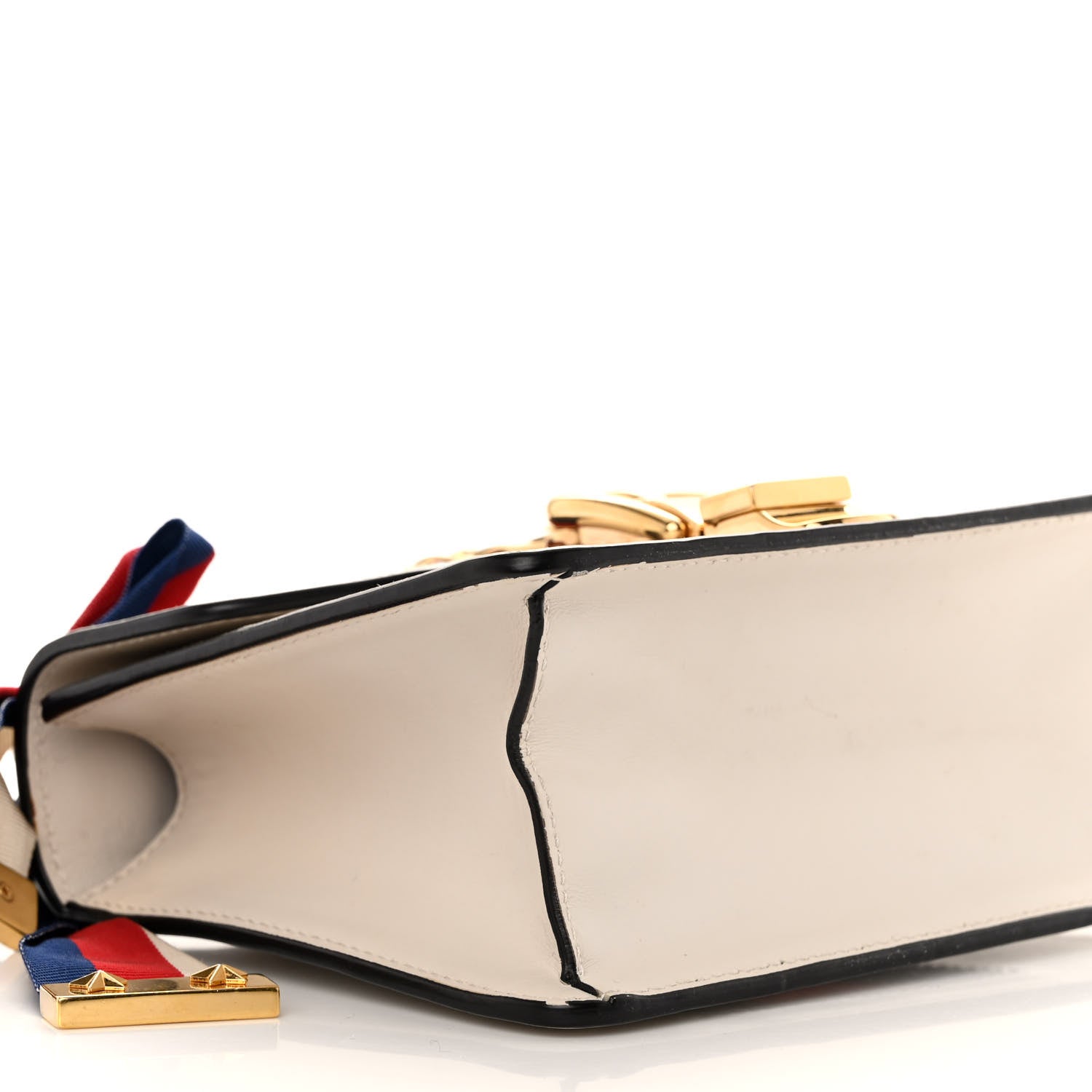 Gucci Calfskin Mini Sylvie Chain Shoulder Bag White 10 of 24