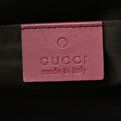 Gucci GG Supreme Monogram Blooms Large Cosmetic Case Beige Multicolor Dry Rose 7 of 11