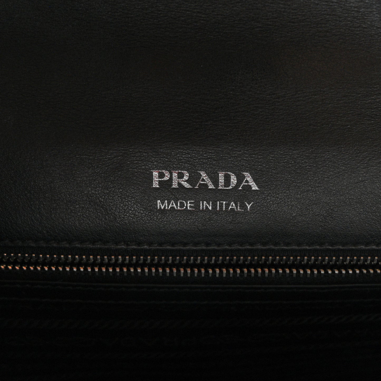 City Calfskin Ribbon Bag Black